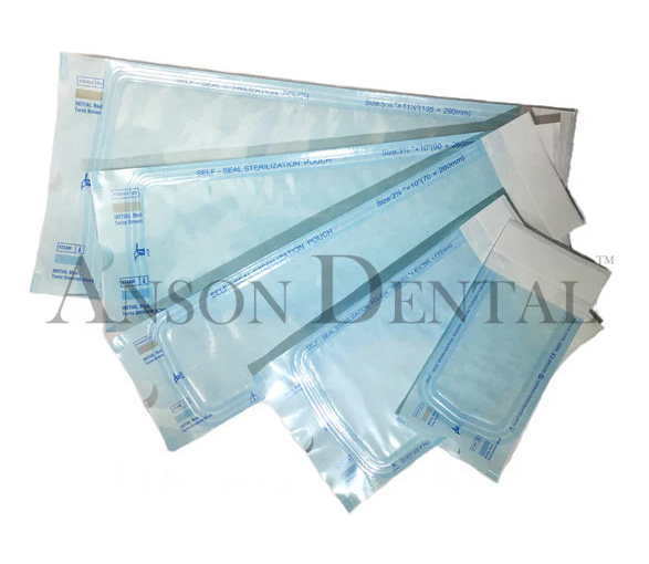 Dental High Quality Self-Sealing Sterilization Bag/Pouches 200 pcs/box ...