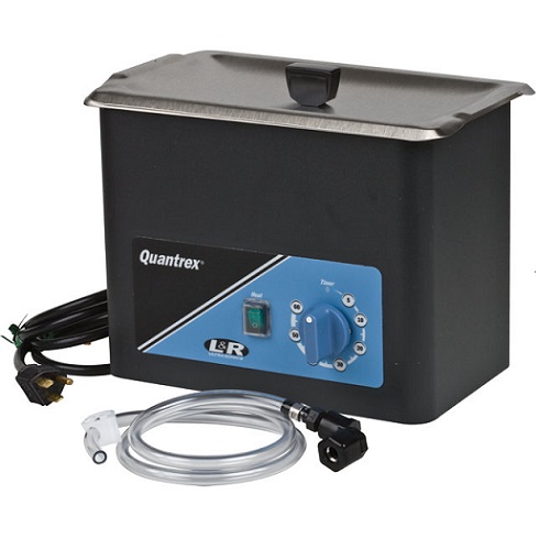 Quantrex 140 Ultrasonic Cleaning System w/Timer, Drain ,& Heat (14886)