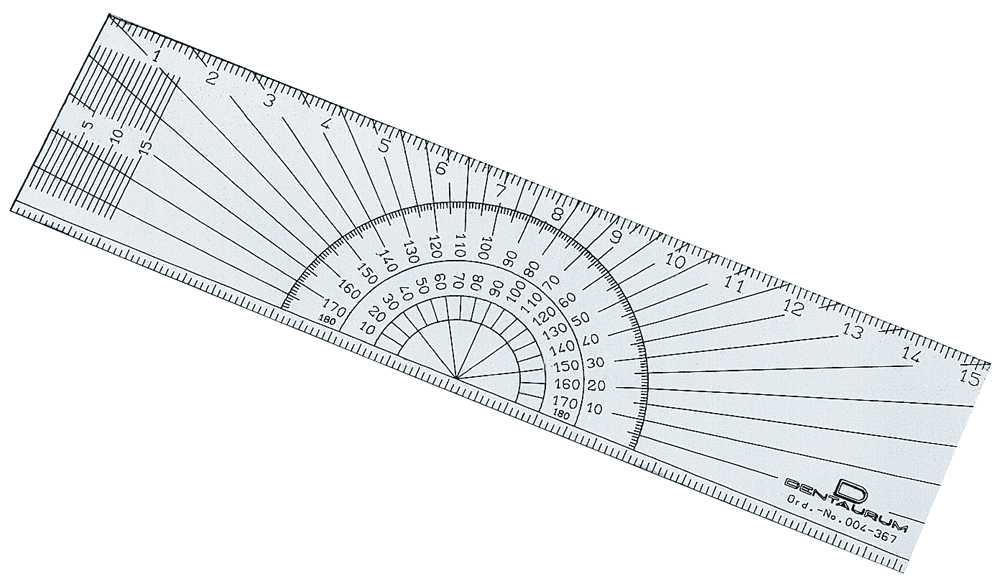 Diagnostic Ruler-Protractor For Evaluation Of Radiographs - 1 piece (24486)