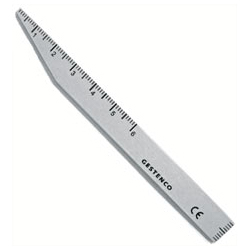 Ortho Overbite Ruler Overbite Alum Ruler (24175)