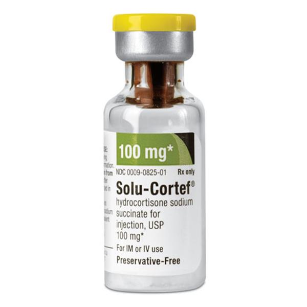 SoluCortef Plain Injection Vial 100mg 2mL PF Each (27908)