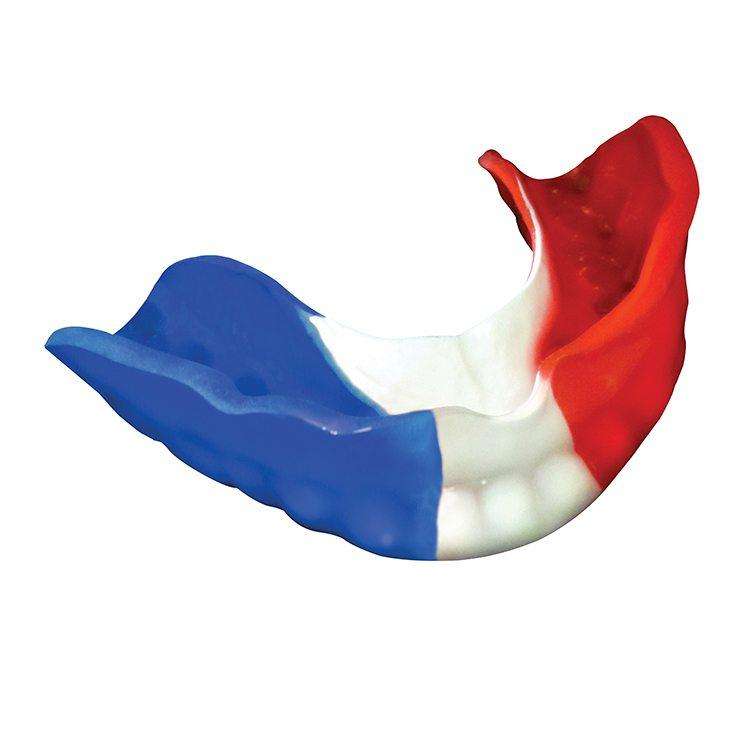 Pro-Form Mouthguard Tri-Color Laminates Red/White/Red (22521)