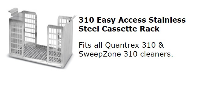 310, 310R SS Cassette Rack (Holds 3 Large Cassettes or 6 Small ...