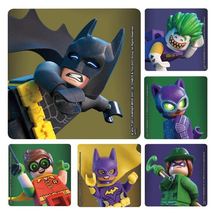 Batman LEGO Movie Stickers - 100/roll (27486)