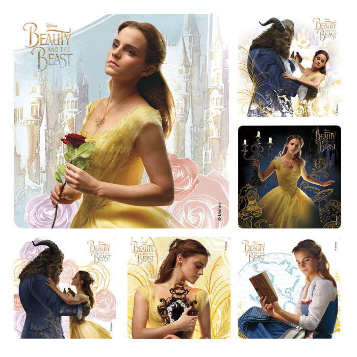 Beauty And The Beast Movie Stickers 100 Roll