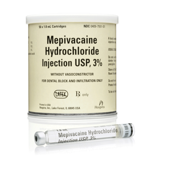 Mepivacaine HCL 3 50/Can (12217)
